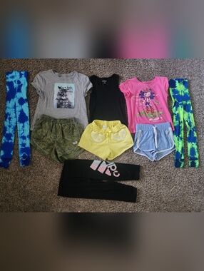 Girls Mixed Activewear Bundle, Sz 7
